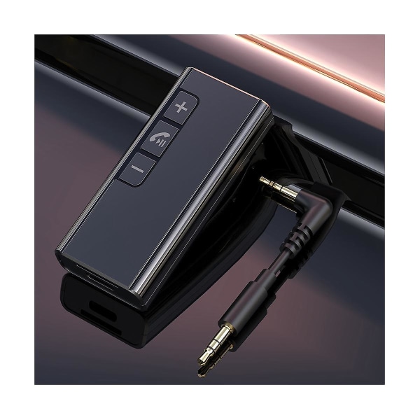 Håndfri Bluetooth-adapter Trådløs bil Bt-mottaker 3,5 mm aux digital skjerm lydmottaker for H