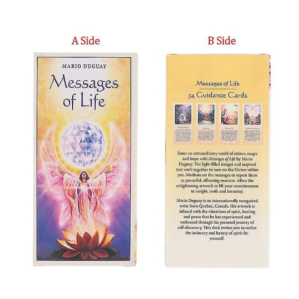 Messages Of Life Oracle Cards Tarot Cards Fest Spådom Divination Brætspil [DB]
