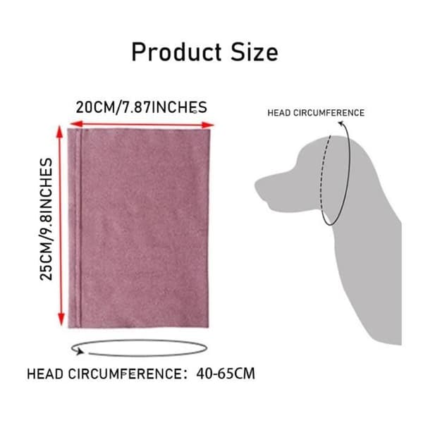 Hunde-ørekopper - wj - Lilla - Pink - Størrelse L[YJD]