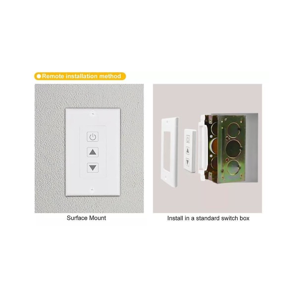 Dc12v-24v 10a Trådlös LED-list Dimmer med Touch-fjärrkontroll för enfärgad LED-list(r1)