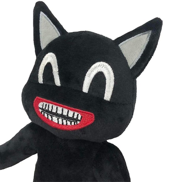 Black Cartoon Cat Plush Toy Soft Anime Cat Plush Toys Kids Birthday Christmas New Year Gift Decoration [DB]