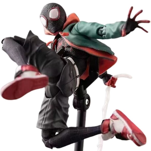 Spider-man: Across The Spider-verse Into The Verse Morales Action Set Fans Home Decoration Db