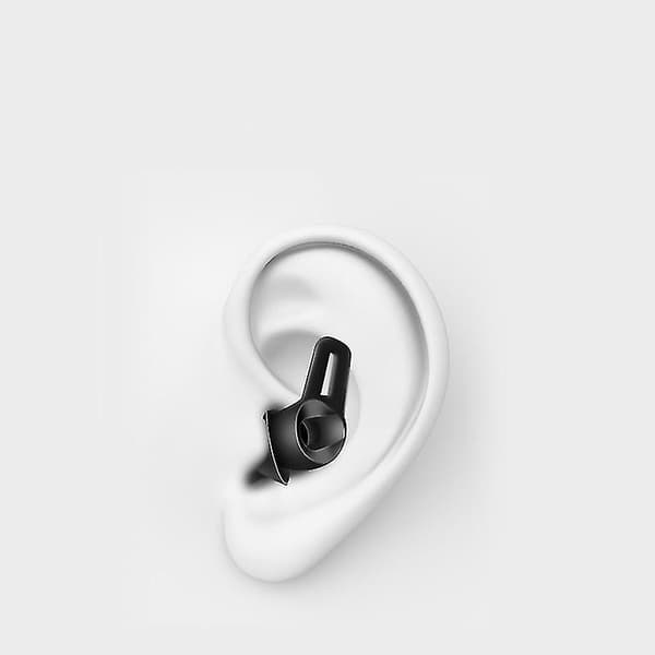 6 stk. ørepropper til Huawei Freelace Pro-øretelefoner, silikonecovers, ørepropper Black