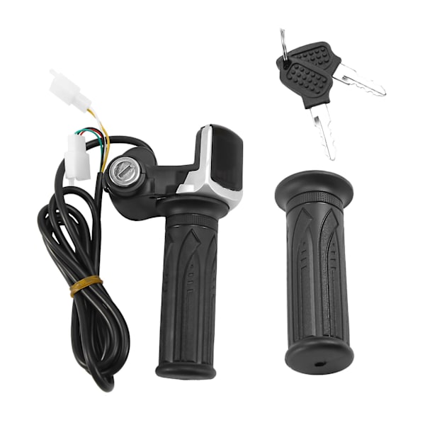 36v Universal Elektrisk Cykel Gas Håndtag Med LED Display Indikator Hastighed Power Display Nøglelås Til Elektrisk Scooter Twist Gas