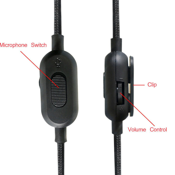 Erstatningskabel for Logitech G433/233/g Pro/g Pro X/hyperx Cloud Alpha/xbox One [db]