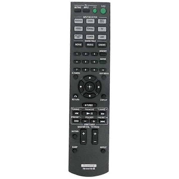 AV Receiver Fjernkontroll RM-AAU135 for AV Hjemmekinoanlegg STR-KM3 STR-KM5 STR-KM7 [db]