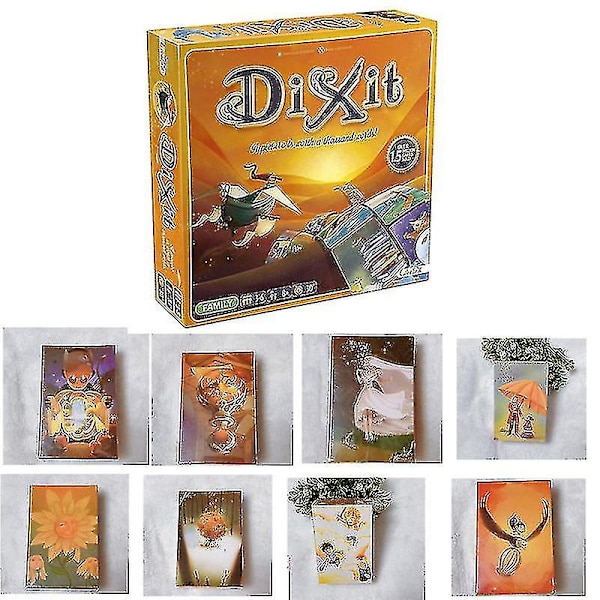 Just A Word Dixit Brætspil Strategikort [DB] Gold 12.3*8cm