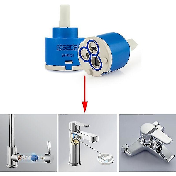 Sedal 40mm Keramisk Kraninnsats For Enkeltgrepsventil Erstatning [db]