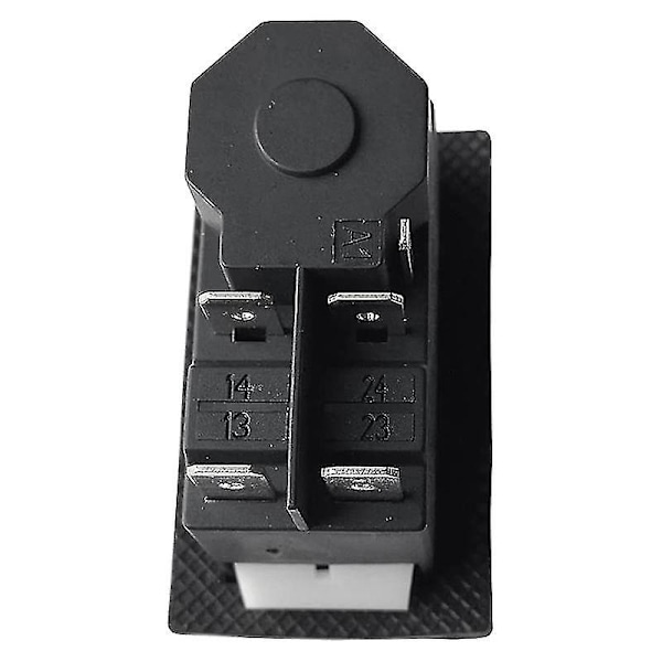 Kjd17 220v 5-napainen liitäntä Electromagnetic Switches Painonapit Puutarhatyökaluille db Black