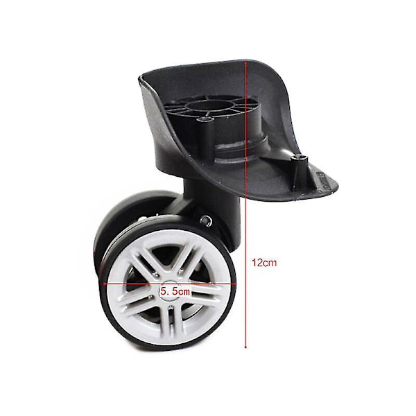Resväskor Ersättningshjul Resväska Hjul Ersättning Resväska Hjul Resväskor Resväska Vänster Och Höger Hjul Reparation Tillbehör Set 2 Par DB