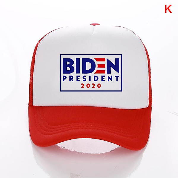 Joe Bidenin vuoden 2020 presidentinvaalikampanjan hattu, verkkopohjainen baseball-lippis, säädettävä hattu  [dB} K 1pc