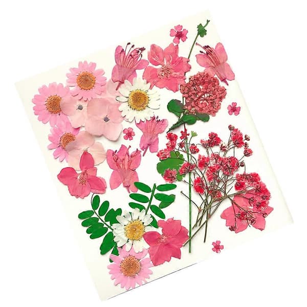 Håndlaget blomstermateriale DIY-sett for dekorasjon med 30 stk