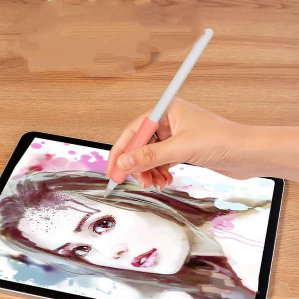 3-pak Apple Pencil 1. generation greb silikone etui tilbehør cover ergonomisk design ærme