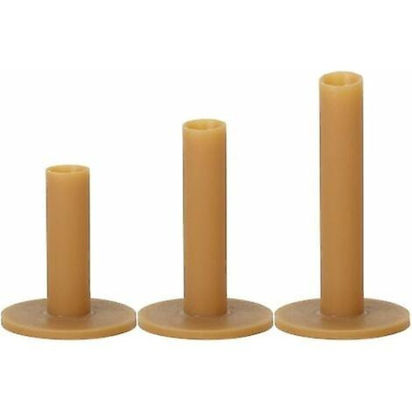 3 stk. holdbare gummiklubber 60/70/80mm Kaffe [DB]