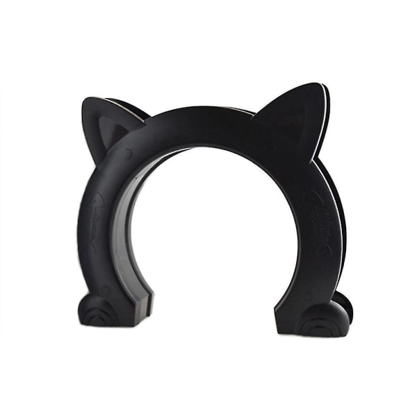Kissan sisäovi Helppo seurata Ohjeet kissanpentukäytävän oven tunneli (musta)