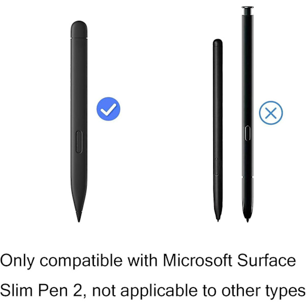 Ersättningsspets/nib för Microsoft Surface Slim Pen 2 - 1 st, svart - Slim Pen 2 ersättningsspets/nib