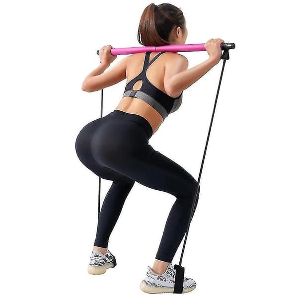 Pilates-laitteet pilates-harjoitustanko pinkki [db]