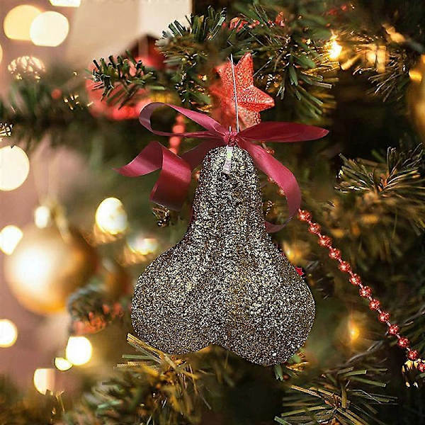 Julekule-Hengende Pynt Kreativ Juletre Ornament Dekor [DB] golden