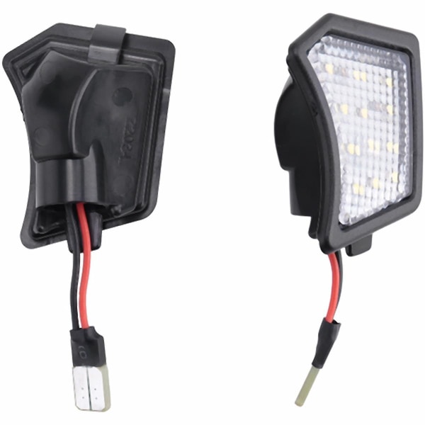 2 stk LED-lys under sidespeil Velkomstlys for C30 C70 S40 S60 S80 V40 V50 V70 XC70 XC90 31217838 DB Black   White Light