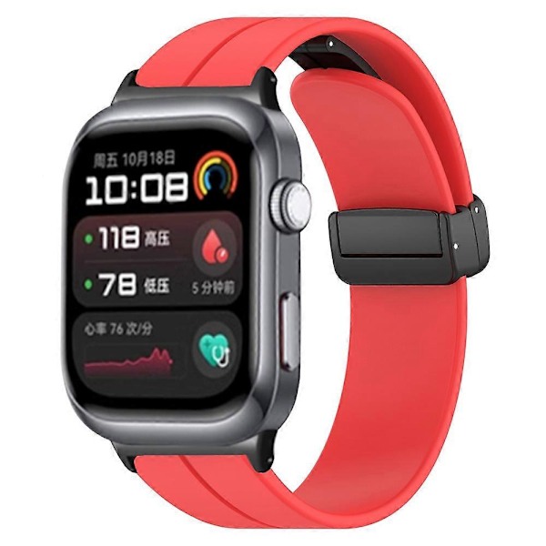 For Huawei Watch D2 Magnetisk Sammenleggbar Spenne Silikon Klokkereim Erstatningsarmbånd [db] Multicolor Style F