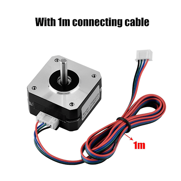 Extruder Stepper Motor, 3D-skrivartillbehör Stepper Stepper Motor DC Elektrisk Motor Exceptionellt Hantverk [db]