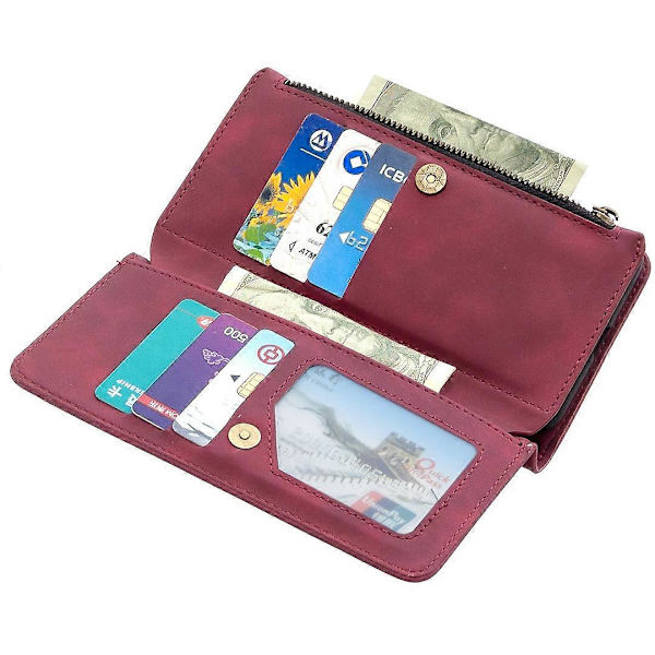 Læder Etui Til Samsung Galaxy A32 5G [DB] Red