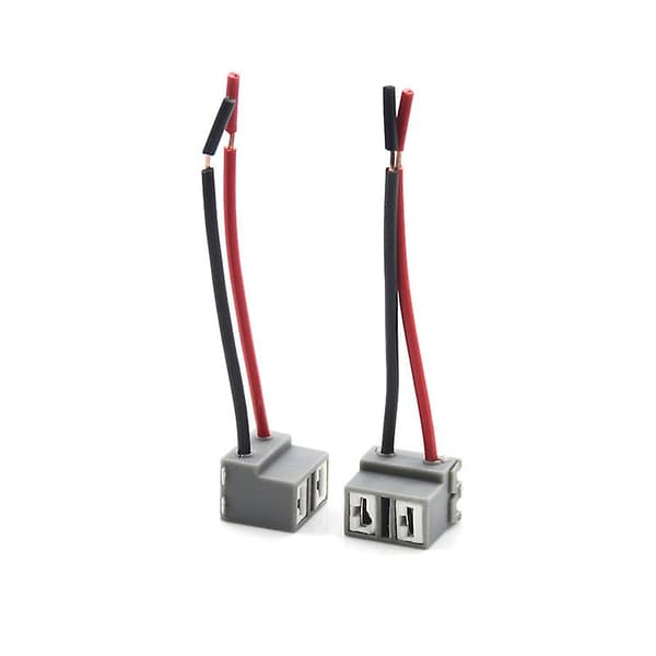 2 stk H7 2-pins frontlyspæreholderkontaktplugg ledningssocket Shytmv {DB} One Size