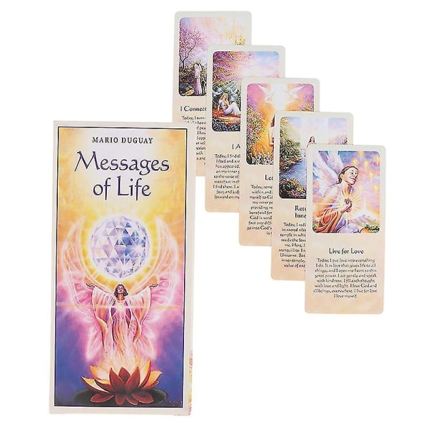 Messages Of Life Oracle Cards Tarot Cards Party Prophecy Divination Board Game [DB]