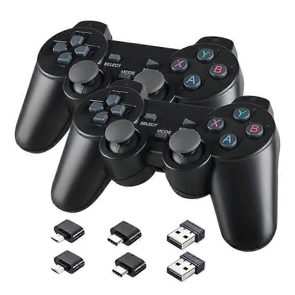 2,4 GHz Trådløs Spillkontroll for PC Bærbar USB Spillkontroll Joystick for PS3 Android TV-boks Windows Raspberry Pi 4 3 Joypad [DB] 1pcs White