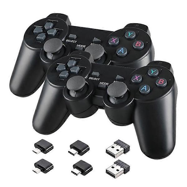 2.4GHz Trådløs Gamepad Til PC Laptop USB Spil Controller Joystick Til PS3 Android TV Box Windows Raspberry Pi 4 3 Joypad [DB] 1pcs White