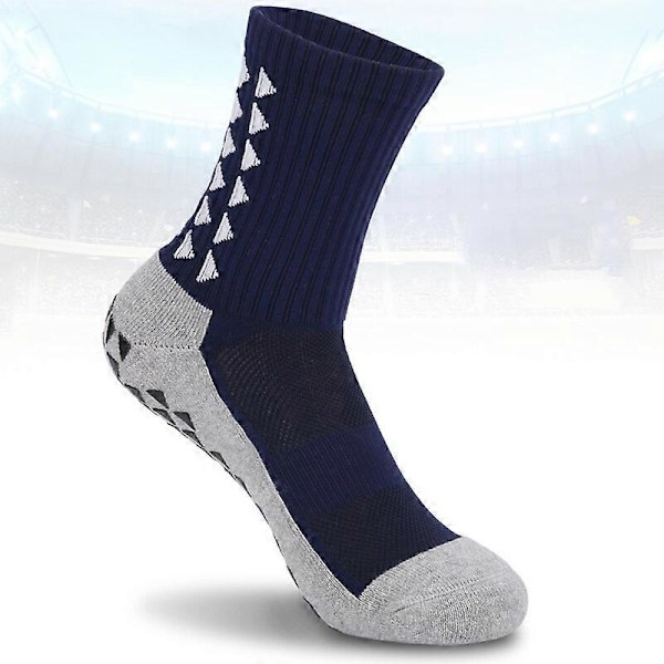 Anti-skrid Sokker med Grips til Voksne [DB] Navy One Size
