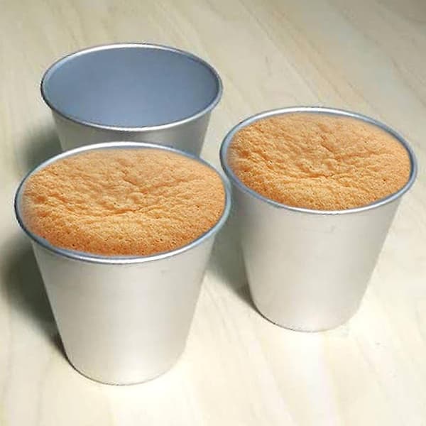 Buddingkrukke, sæt med 8 aluminiums buddingspande