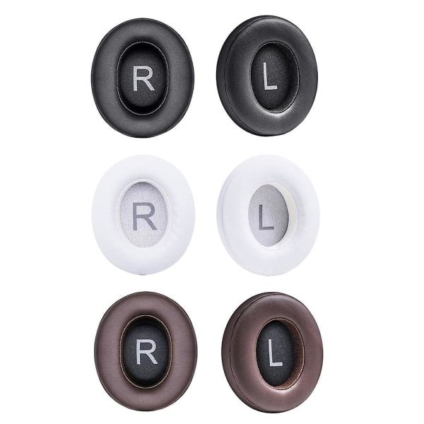 Andningsbara öronkuddar för Shure Aonic50 Aonic40 Srh1540 hörlurar öronkuddar spänne {DB Dark brown