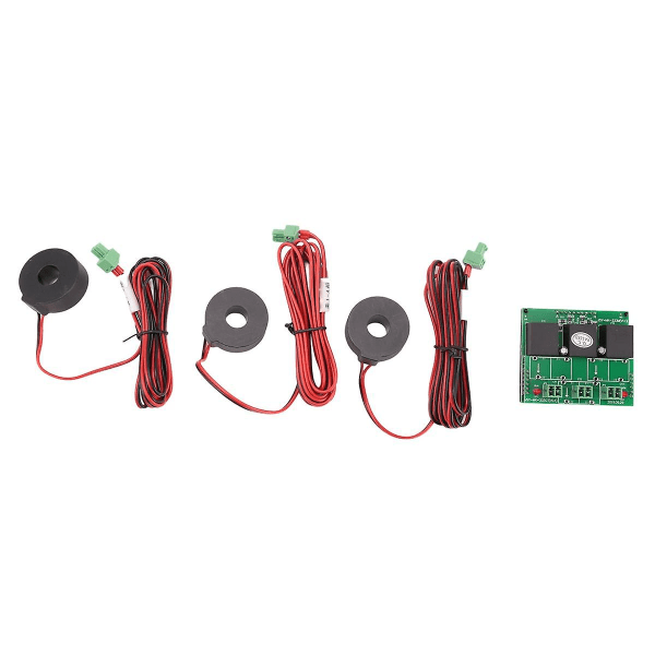 Trefaset Rs485-måler solenergi-overvåkingssystem Miniatyr elektrisk måler Ny energiladningsstasjon Måler, 100a