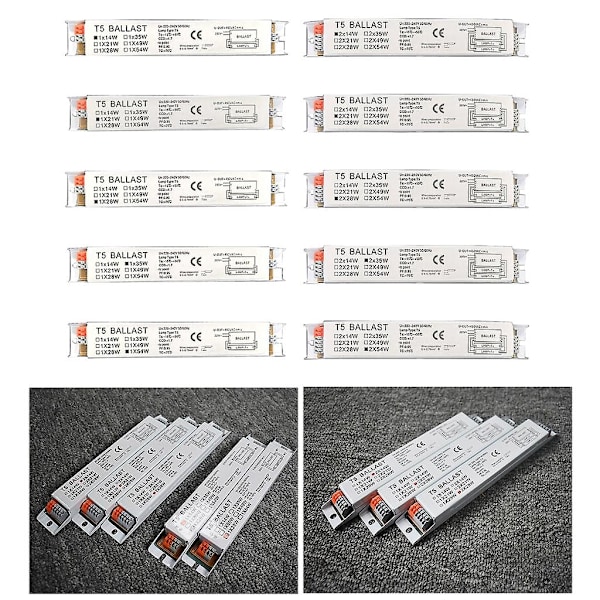 Erstatningsballast for fluorescerende lamper, energisparende for verksted og kontor [DB] 1x28W