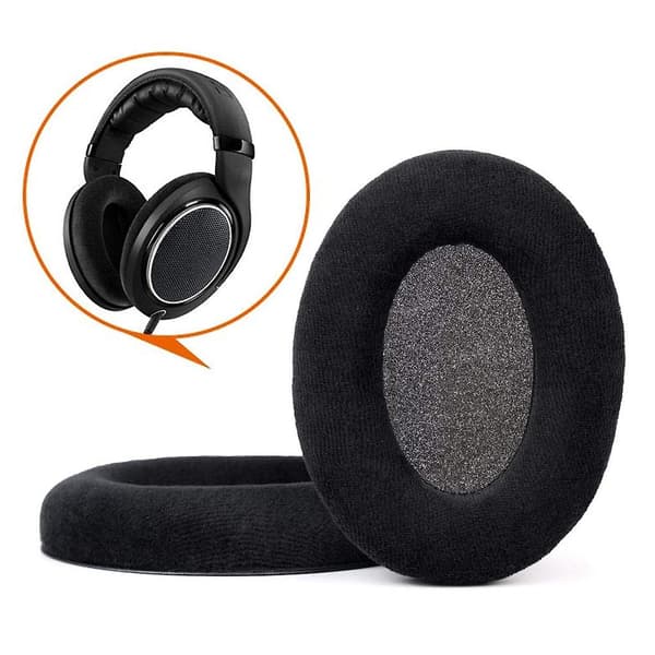 Robuste øreputer for HD598 CS HD599 hodetelefoner, høykvalitets øreputer øreklokker db Black