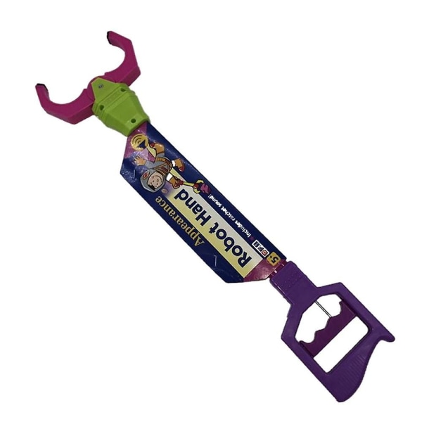 Interaktiv Toy Grabber Robot Hand Grabber Robot Arm Reacher Grab Claw Grabber Leksak för barn Hand Eye Coordination Lek Kul db purple