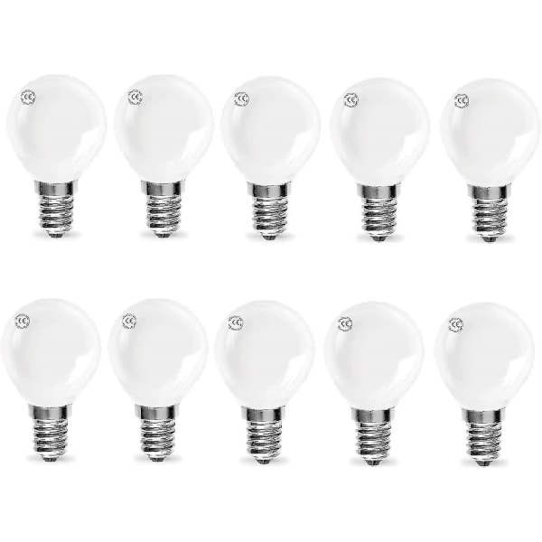 40w 240v klassiske minikloder perlerunde lyspærer E14 liten skrue golfballglødelamper (10 pakke) TAO [dB}