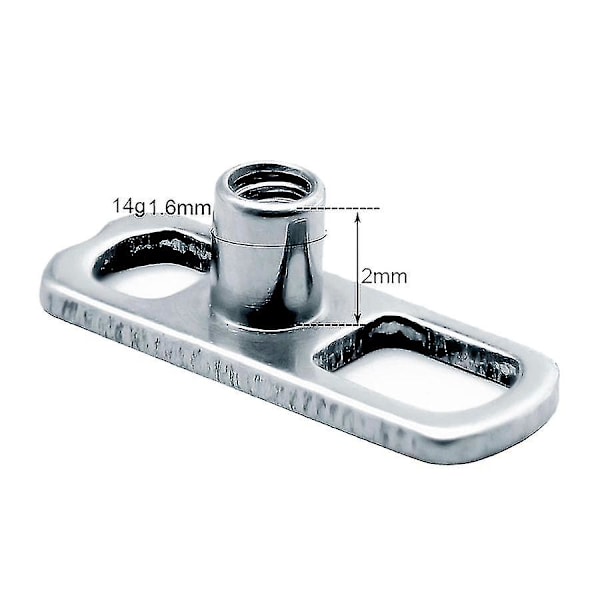 10 st/lot G23 Titan Mikro Dermal Piercing Set Dermal Ankare Bas Skinner Diver Dermal Bas Sexiga Kroppspiercing Smycken 14g [DB] Style7 v 1.6x2mm