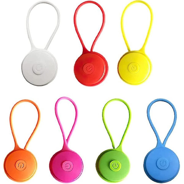 7-pack Säkerhetsljus Barnryggsäck, LED-Blinkande Ljus Barn, Säkerhetsreflektorhänge för Barn [DB]
