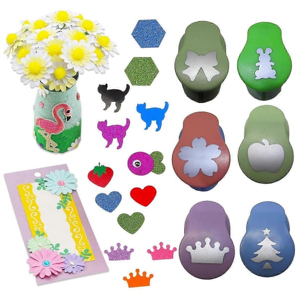 Craft Hole Punch Tool - DIY Scrapbook Paper Shape Puncher - för barn & vuxna pyssel[DB] Leaf