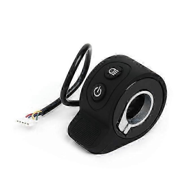Accelerator Gaspedal til HX X8 Elektrisk Scooter Kontakt Tænd/Sluk Lampe Knap Tommelfinger Gas Kontrol Dele Tilbehør [db] black