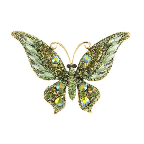 Europeisk og amerikansk sommerfugl high-end krystall brosje tegneserie pin Butterfly Crystal Brosje