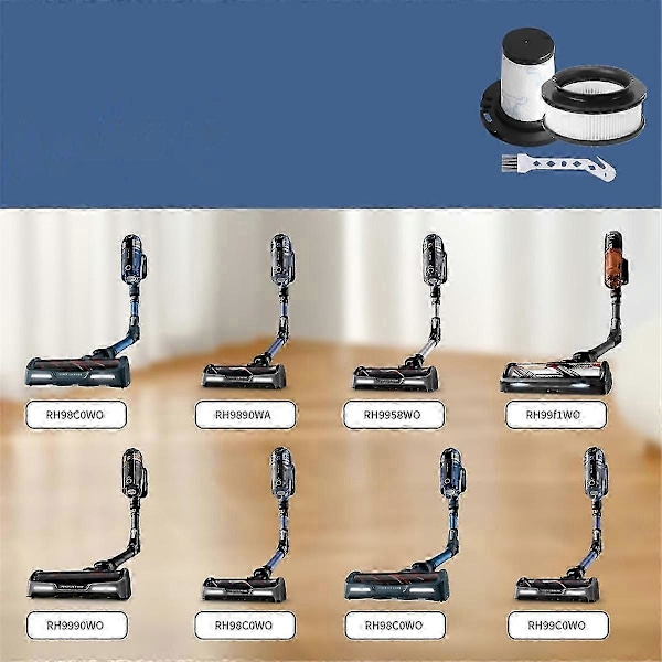 Erstatningsfiltre for X-Force Flex 11.60 12.60 14.60 15.60 RH98xx RH99xx Støvsugere fg2025031702888 [DB] As Shown
