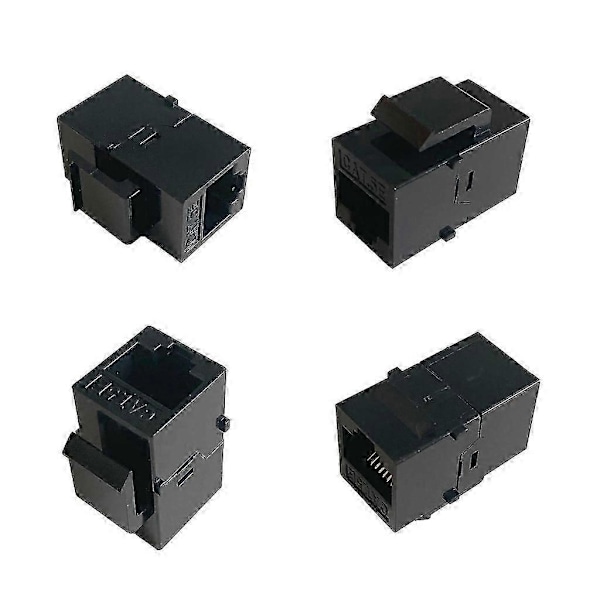 DB 10 kpl Keystone CAT6 CAT5E Suora Läpivienti Keystone Moduulit Adapterikytkimet CAT6