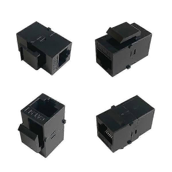 DB 10 stk. Keystone CAT6 CAT5E Lige Igennem Keystone Moduler Adapter Koblinger CAT5E