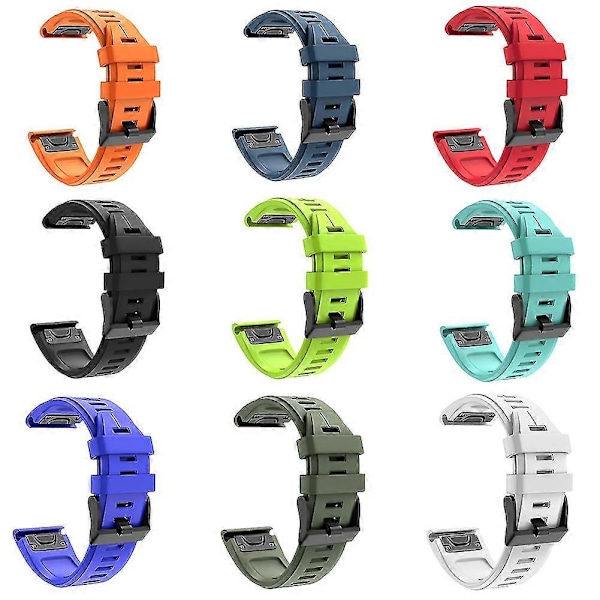 DB 20/22/26mm Vaihtoranneke Garmin Fenix-6 6X 6S Pro Forerunner 945 -kelloon Army Green 22mm