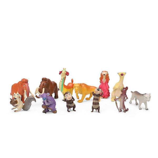 10 stk. Ice Age Sid Manny Allie Diego Figur Legetøj Model [DB]