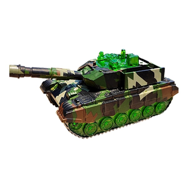 Elektrisk lille tank til børn, lys- og lydeffekter, manuel tårn, universel tank, legetøjstank Db B