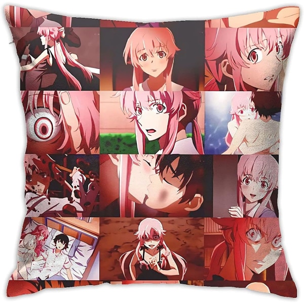 Elfen Lied Anime Pillow Double-sided Stylish Printing Throw Pillow Cases Soft Pillowcase Bedroom Sofa Decorative Cushion Cover 18"18" In[DB]